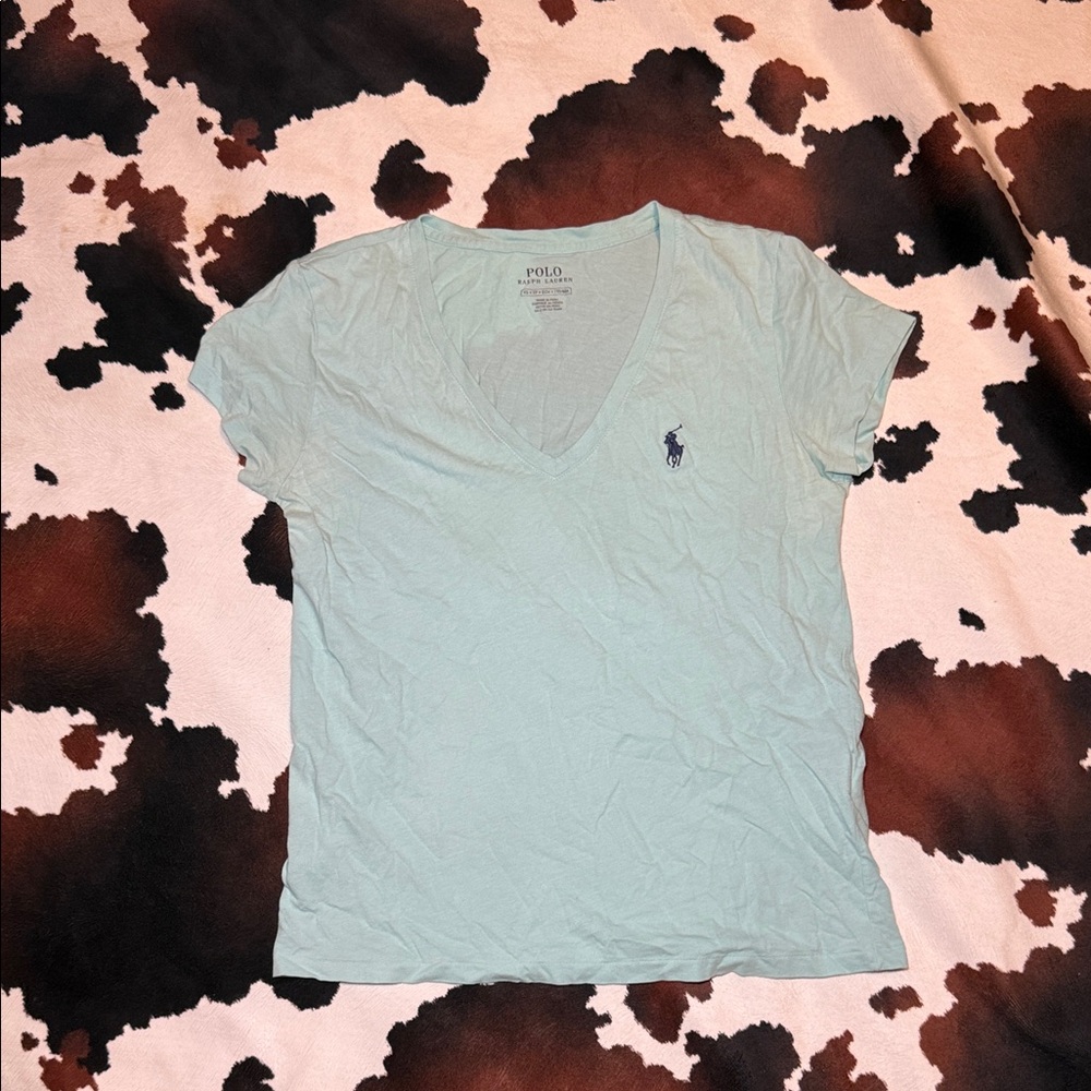 Polo Ralph Lauren Girl’s Teal Shirt Size XS
